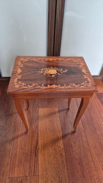 Bijzettafel - Hout, Veneer - Muziektafeltje