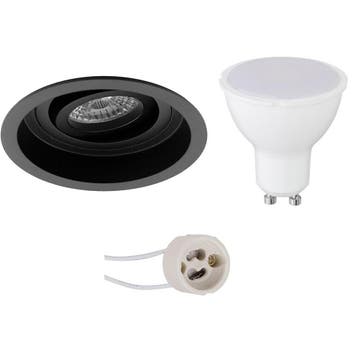 LED Spot Set 6W - Dimbare Ronde Inbouwspot, Kantelbaar, Mat, Verzenden, Nieuw