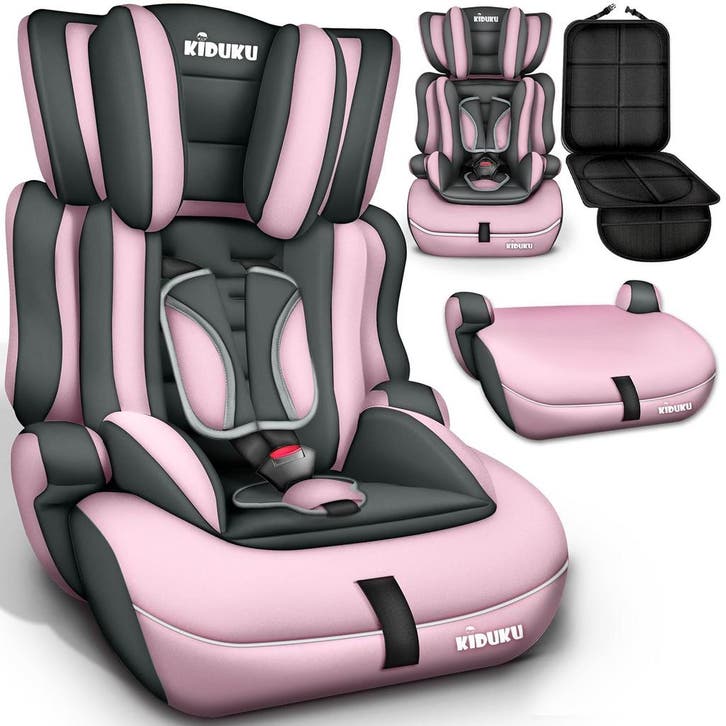 Autostoel - Autostoeltje - 9-36 kg - 1-12 jaar - Roze/Grijs, Enfants & Bébés, Sièges auto, Envoi