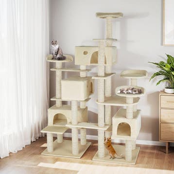 Krabpaal Entissar 214cm - beige, Dieren en Toebehoren, Verzenden, Nieuw