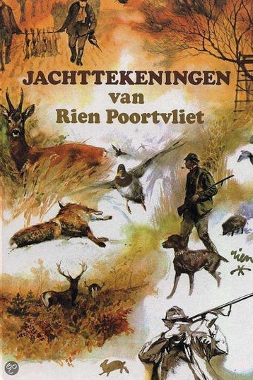 Jachttekeningen van Rien Poortvliet 9789026929458, Verzenden, Gelezen, Rien Poortvliet