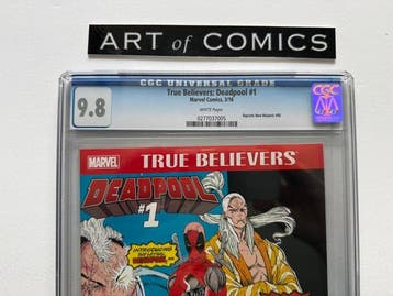 True Believers: Deadpool #1 - Reprints New Mutants #98 - CGC, Nieuw