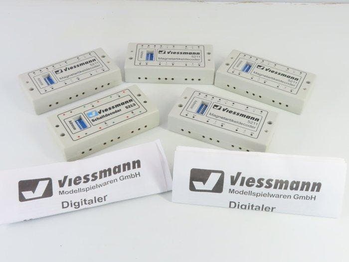 Viessmann H0 - 5211 - Model treinbesturingseenheid (5) - 5x, Hobby en Vrije tijd, Modeltreinen | H0