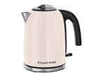 Russell Hobbs -  Colours Plus Waterkoker  - Wit, Verzenden, Nieuw, Inox