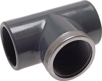 Raccord en T PVC femelle femelle femelle 110mm x femelle Rp4, Verzenden