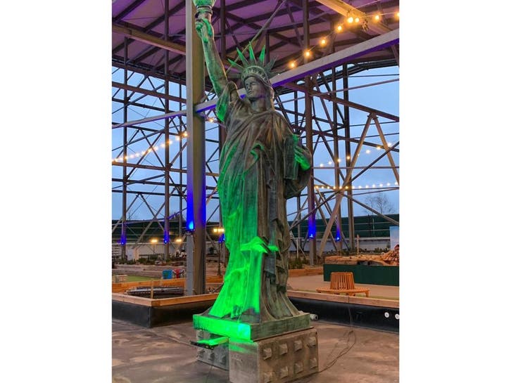 Lady Liberty, Vrijheidsbeeld, Freiheitsstatue 5,5 meter, Hobby & Loisirs créatifs, Modélisme | Figurines & Dioramas, Enlèvement ou Envoi