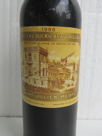 1966 Château Ducru Beaucaillou - Bordeaux, Saint-Julien 2ème, Nieuw