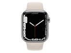 Apple Watch Series 7 - 45mm Cellular Roestvrij Staal - GPS, Handtassen en Accessoires, Smartwatches, Verzenden, Zo goed als nieuw