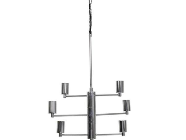 Veiling - Light & living Light&Living Hanglamp Susa Chroom 6, Maison & Meubles, Lampes | Suspensions