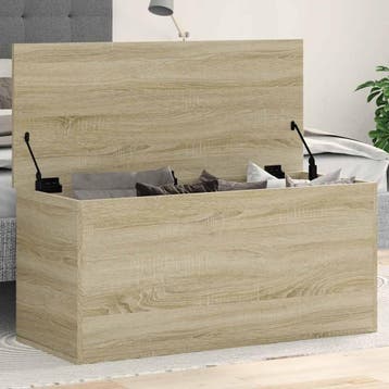 vidaXL Opbergbox 100x42x46 cm bewerkt hout sonoma, Verzenden, Nieuw