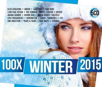 100x Winter 2015 (5CD), Cd's en Dvd's, Verzenden, Nieuw in verpakking