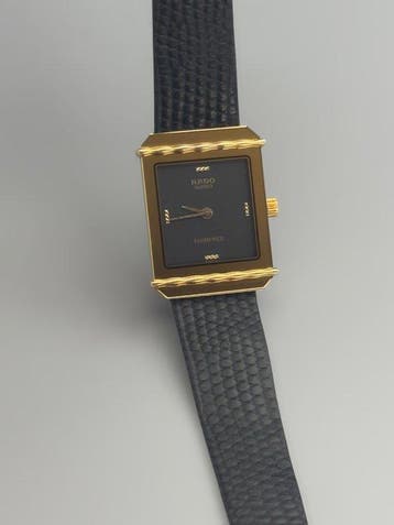 Rado - Florence - Ultra Slim Tank Dress Watch – NOS – Gold, Nieuw