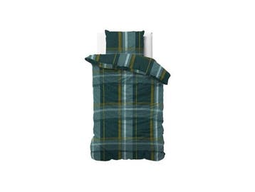 Veiling - Dekbedovertrek zoni green 140x200cm+1sloop, Huis en Inrichting, Nieuw