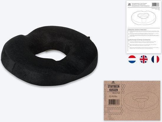 2dekans | LifeGoods Donut Zitkussen – Ergonomisch, Huis en Inrichting, Slaapkamer | Beddengoed, Ophalen of Verzenden