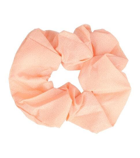 Haarelastiek Scrunchie – Basic – Satijnlook Stof – Lichtroze, Handtassen en Accessoires, Uiterlijk | Haarverzorging