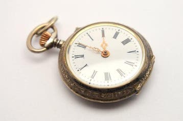 Antique - 800 silver 6 Rubis - mechanical pocket watch -, Nieuw