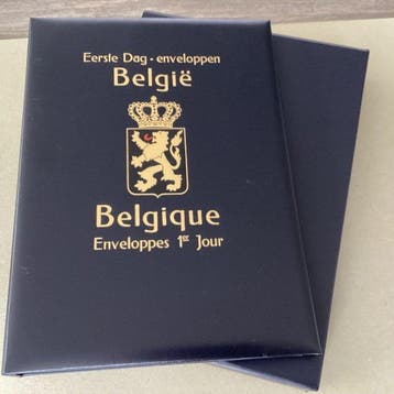 Belgique - 2 albums FDC, Postzegels en Munten, Postzegels | Europa | België, Gestempeld