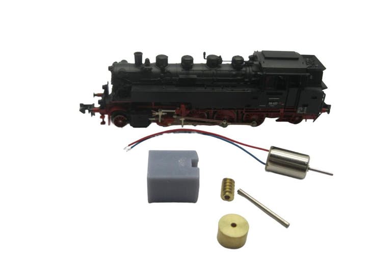 micromotor nf021C N ombouwset voor Fleischmann BR 86, Hobby & Loisirs créatifs, Trains miniatures | Échelle N, Envoi