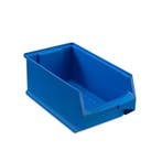 Magazijnbak 350x200x150 mm blauw kunststof nieuw, Ophalen of Verzenden
