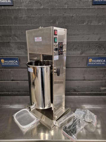 Worstenvuller automatisch | Maxima | 4 vulbussen | 20 liter, Nieuw zonder verpakking, Bakkerij en Slagerij