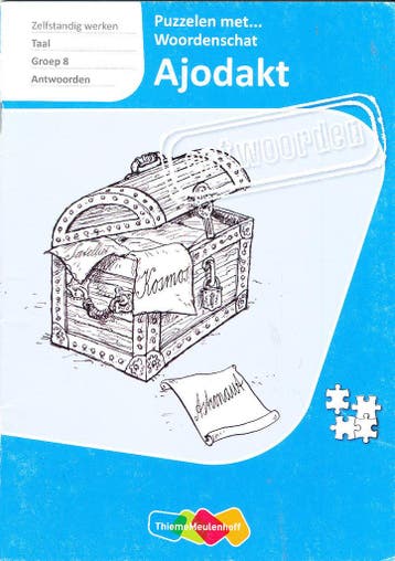 Ajodakt Antwoorden Puzzelen met Woordenschat groep 8, Verzenden