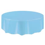 Lichtblauw Tafelkleed Rond 2,13m, Verzenden, Nieuw