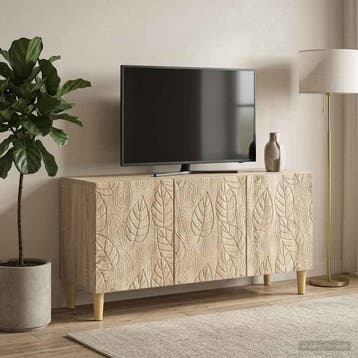 vidaXL TV Kast 99 x 34,5 x 50 cm Sonoma Eiken Bewerkt hout, Verzenden
