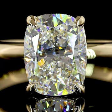 Zonder minimumprijs - Ring - 14 karaat Geel goud - 2.00ct., Nieuw