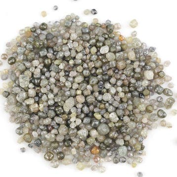 Diamant 37 cartons mélangés gris naturel brut – lot pour