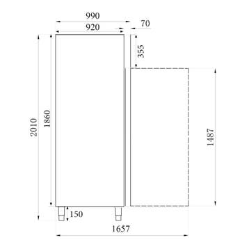Bakkerij Koelkast | STANDARD LINE | 737L (EN600x800) | RVS, Verzenden