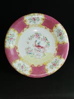MINTON Inghilterra - con decoro coccatrice rose Diametro, Antiek en Kunst
