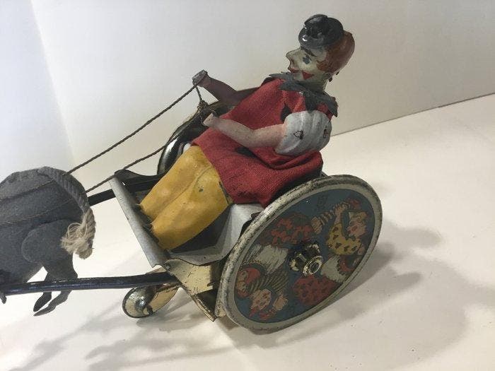 Lehmann - Blikken speelgoed - Lehmann Balky Mule - Duitsland, Antiquités & Art, Antiquités | Jouets