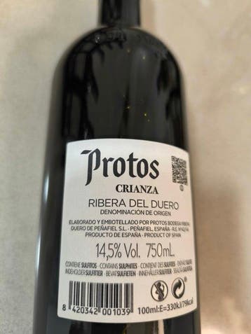 2021 Bodegas Protos - Ribera del Duero Crianza - 6 Flessen