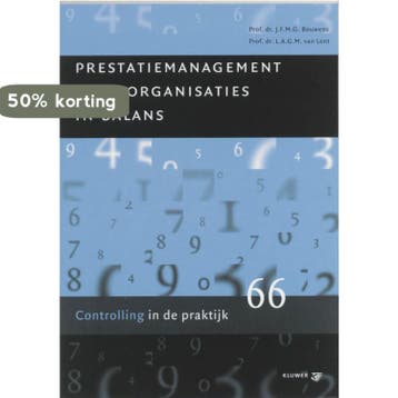 Prestatiemanagement voor organisaties in balans /, Boeken, Verzenden, Zo goed als nieuw, J.F.M.G. Bouwens