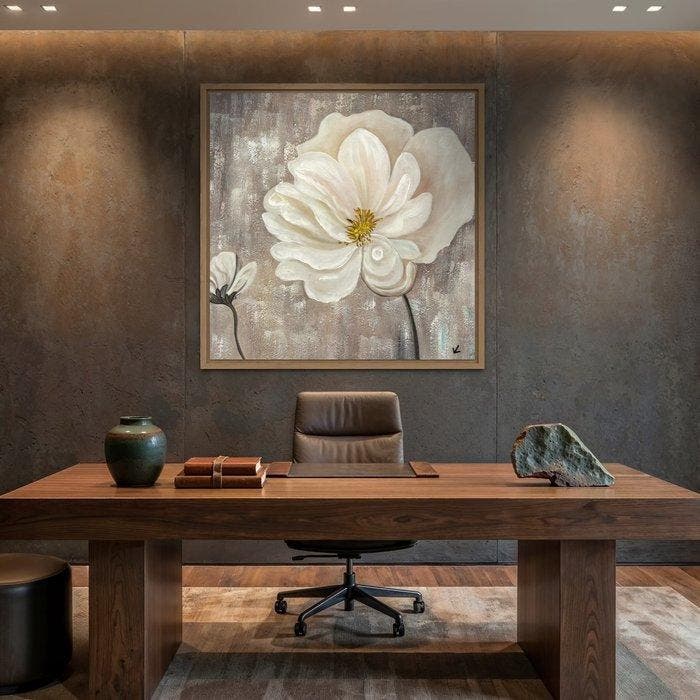 Victoria Lemée - Flower Power Huile sur Toile XL No RP, Antiek en Kunst, Kunst | Designobjecten