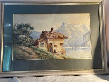 E. de Fouchier (XIX) - Le Chalet de Montagne