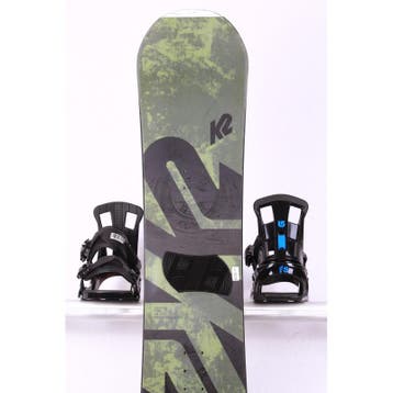 130 snowboard K2 EST. 87, black/green, p-tex topsheet, FLAT/, Sport en Fitness, Verzenden, Gebruikt