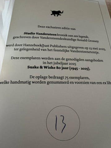 Suske en Wiske - Studio Vandersteen - Special, Nieuw