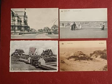 België - West-Vlaanderen. Belgische kust - Ansichtkaart, Gelopen