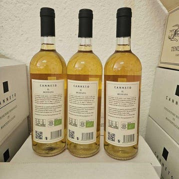 2022 Il Canneto, Il Muffato - Toscane Passito - 3 Bouteilles, Collections, Vins
