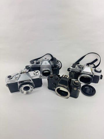 Olympus, Contax, Pentax, Kowa Lot of 4 x vintage film, Nieuw