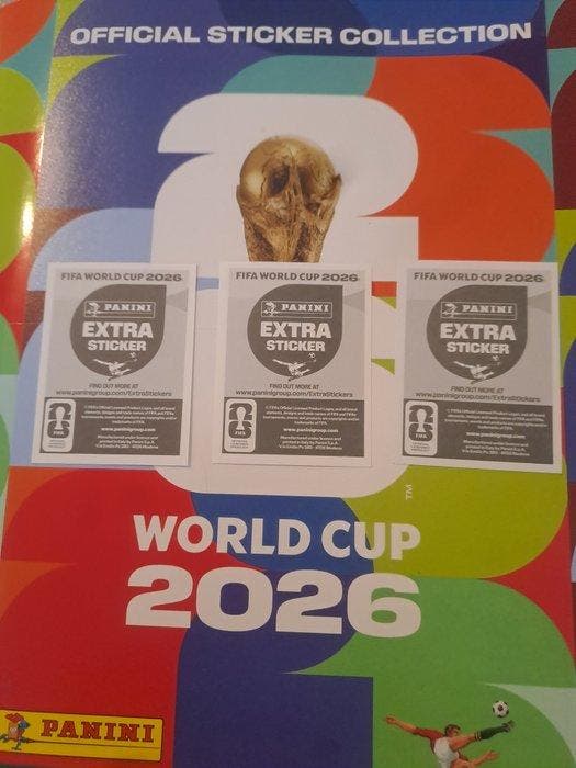 2026 Panini - 3 Sticker - Excellent (EX), Collections, Autocollants
