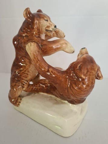 Royal Dux Porzellan-Manufaktur - Sculpture, Royal Dux ours, Antiquités & Art