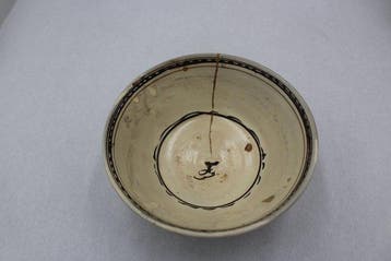 Bol - Poterie - Bol floral en faïence de Cizhou, Antiquités & Art
