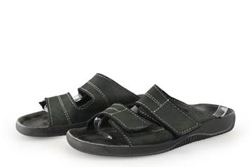 Rohde Slippers in maat 43 Zwart, Kleding | Heren, Slippers, Verzenden, Zwart, Zo goed als nieuw