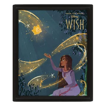 Wish 3D Poster Wish Come True 26 x 20 cm, Ophalen of Verzenden