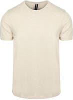 Profuomo T-Shirt Ecru Melange maat Maat 52/54 (L) Heren, Kleding | Heren, Verzenden, Nieuw, Maat 52/54 (L), Profuomo