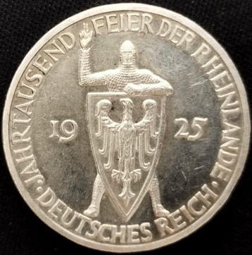Allemagne, République de Weimar 3 Reichsmark 1925 Hamburg,