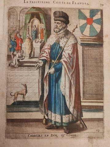 Cornelis Martin (1567-1621) - Carlo I di Fiandra — Les