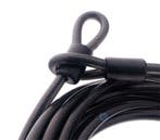 Staalkabel 10 meter met hangslot geplastificeerd, Verzenden, Nieuw